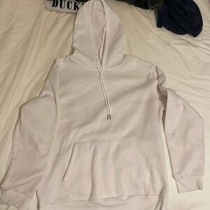 White Hanes hoodie